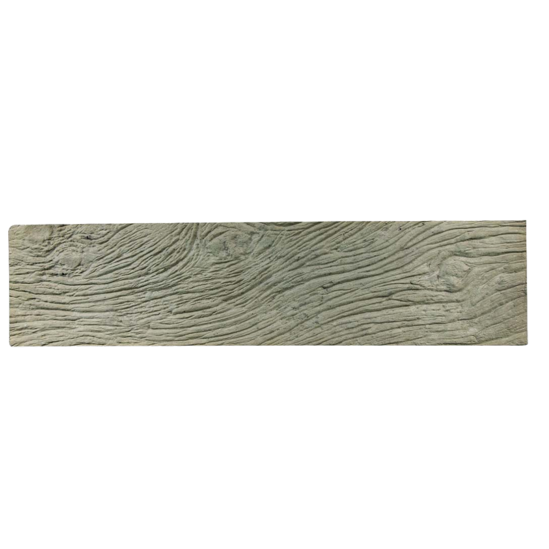 Baldosa de Concreto Madera Petrificada Verde Gris 12 X 50